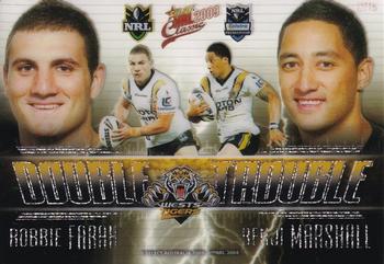 2009 Select Classic - Double Trouble #DT16 Robbie Farah / Benji Marshall Front